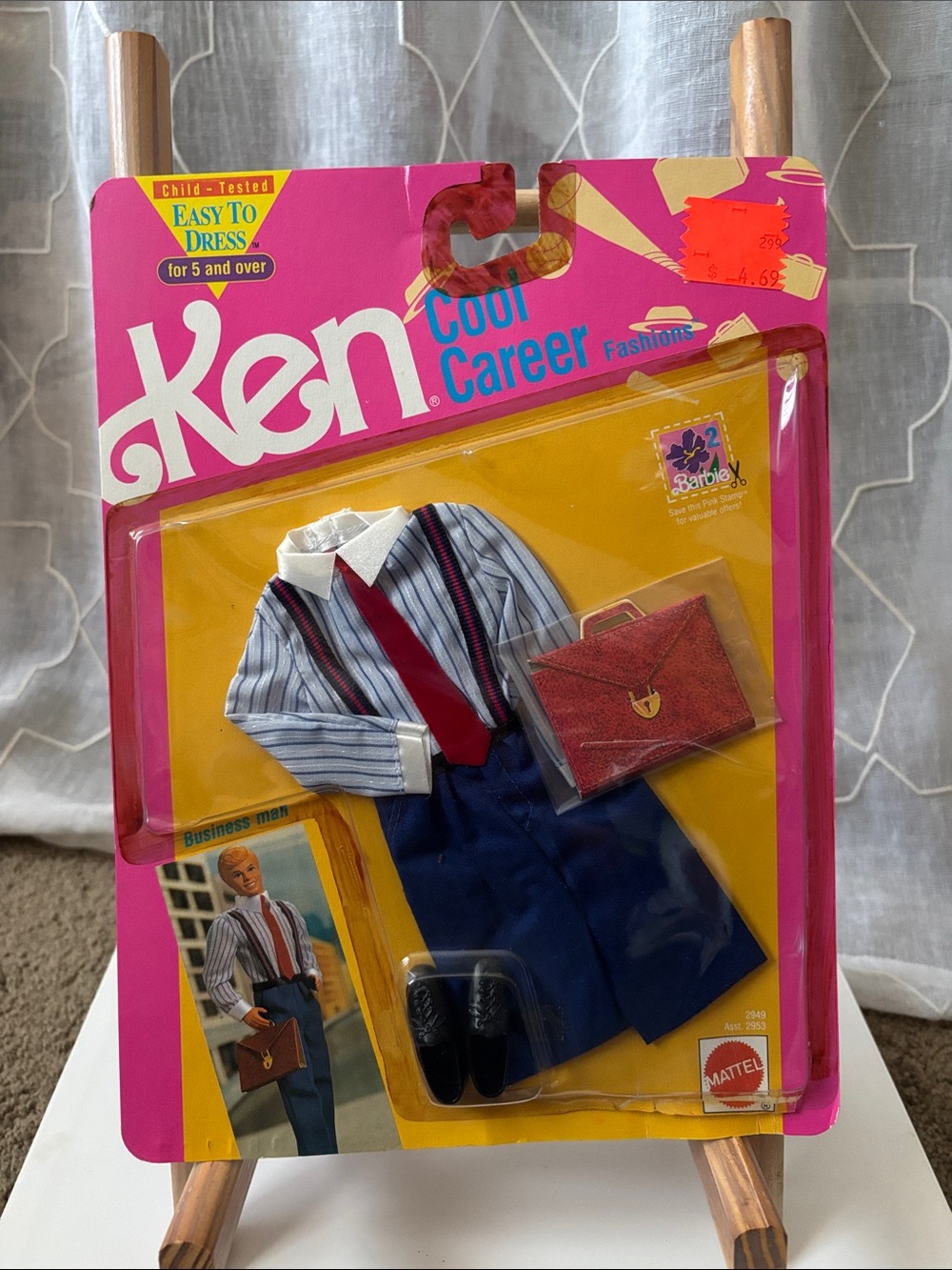 Mattel 1991 Ken Cool Career Fashion New In Package